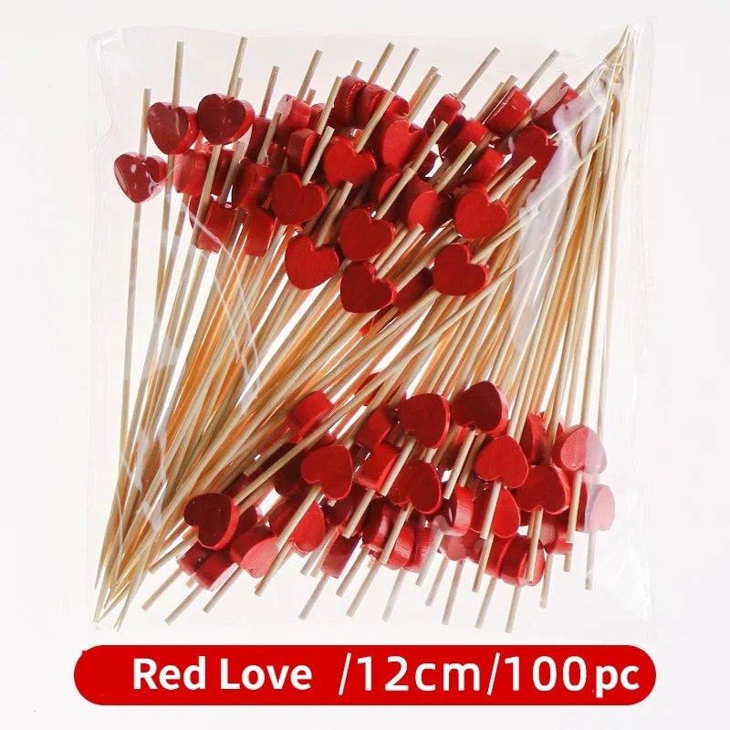Red Heart Bamboo Sticks