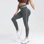 MODX Color-Block Letter Leggings
