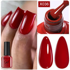 LILYCUTE Dark Red Caramel Gel