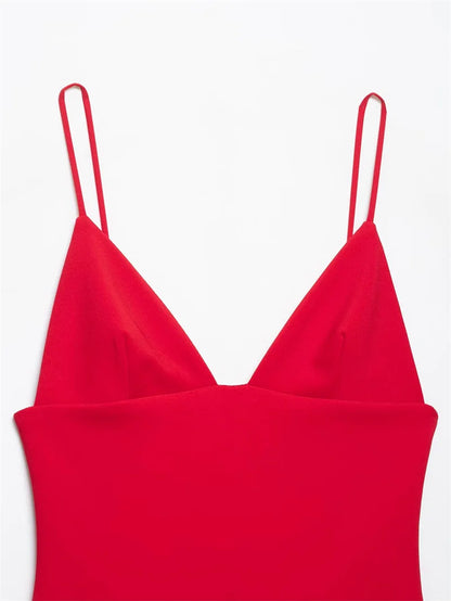 Women's Red Summer Dress