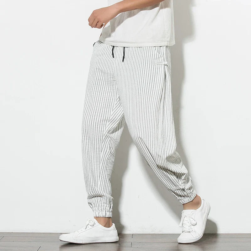Striped Harem Pants