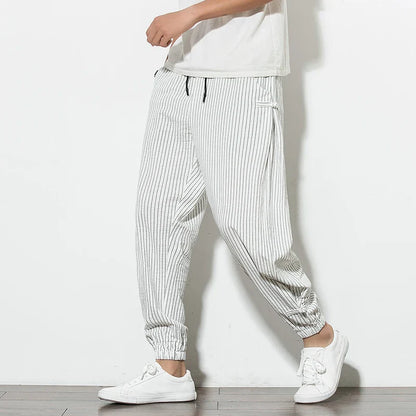 Striped Harem Pants