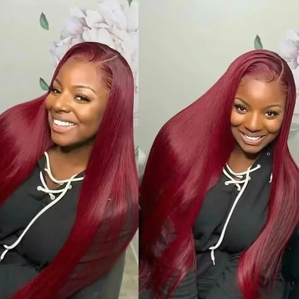 Burgundy HD Lace Wig