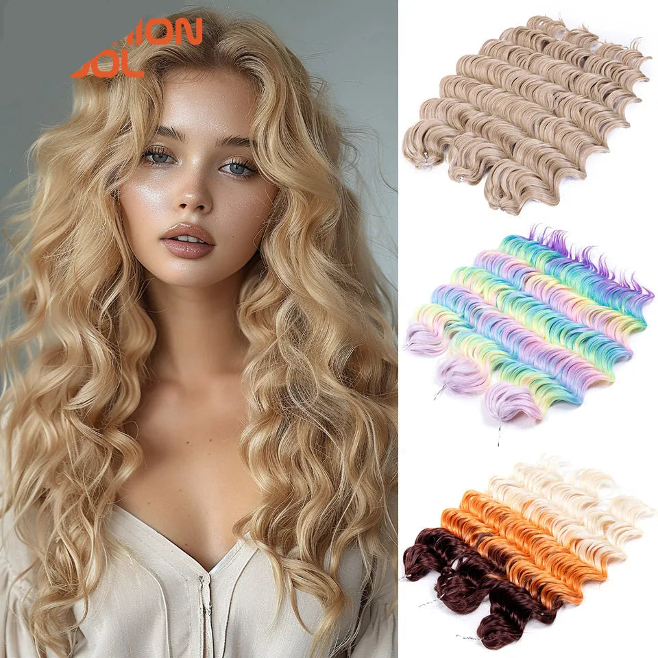 Deep Wave Hair Strands