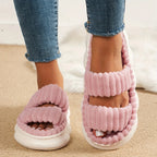 Women Corduroy Home Slippers