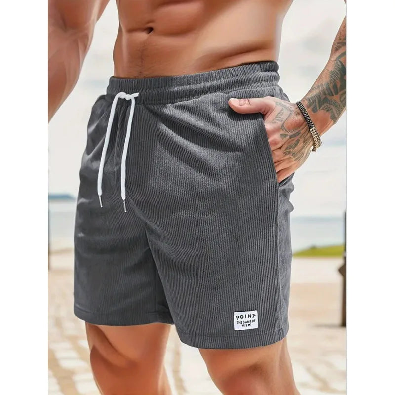 Corduroy Sweatpants Beach Shorts