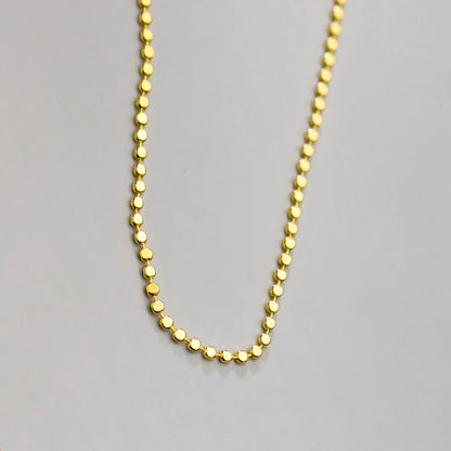 Women’s Sterling Silver Bead Chain Choker