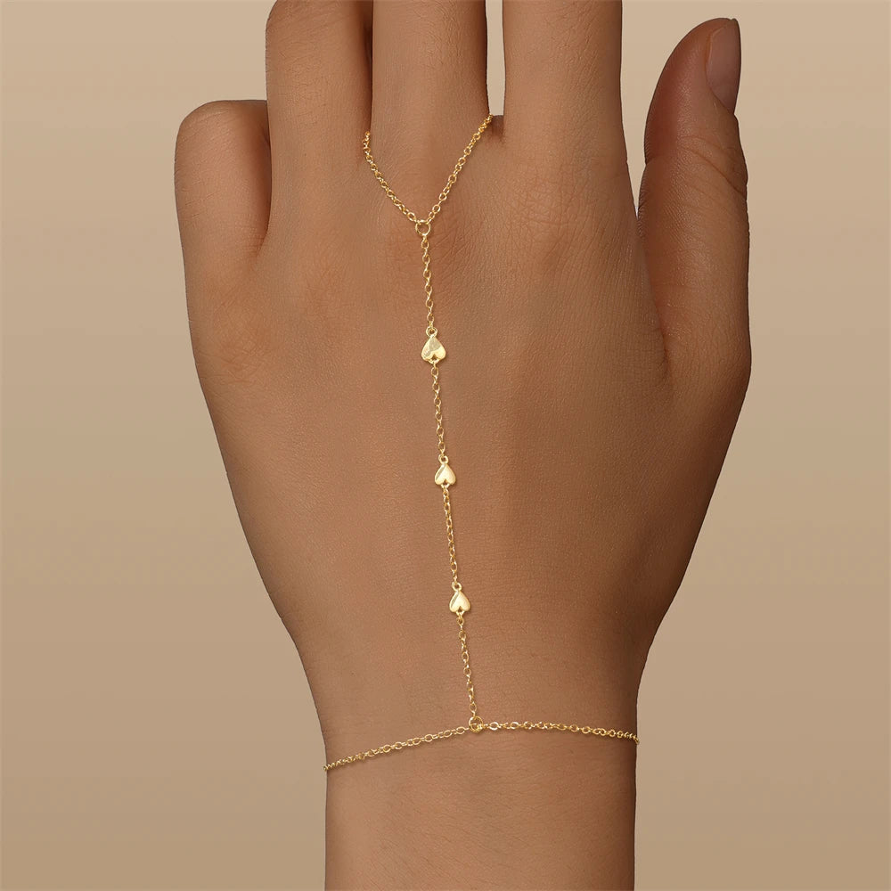 Zircon Silver Charm Bracelet