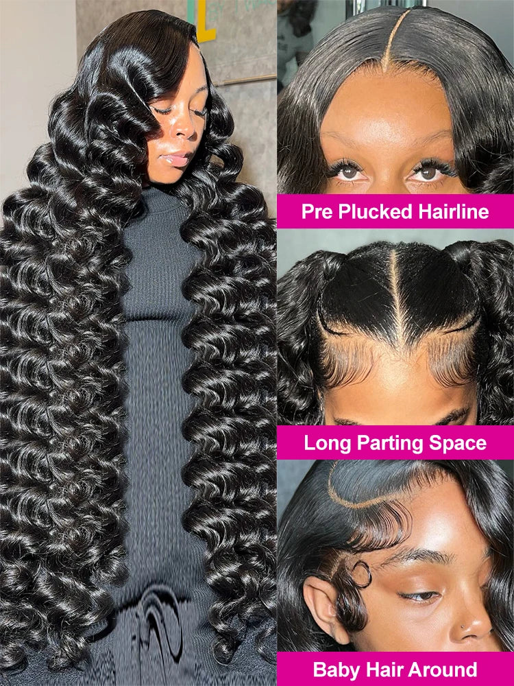 High Density Human Hair Curly Wig