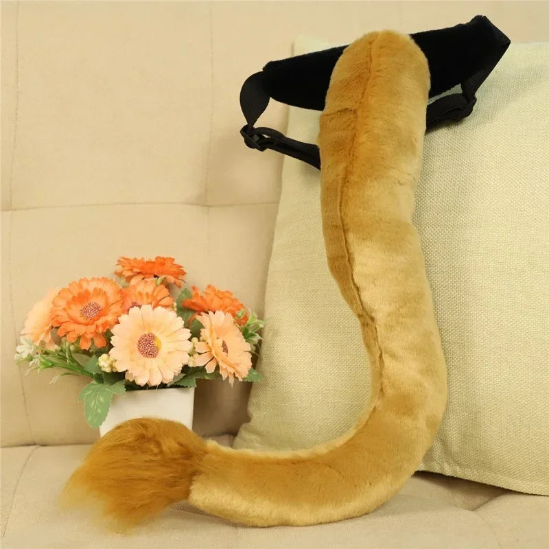 Plush Lion Ears and Tail Set