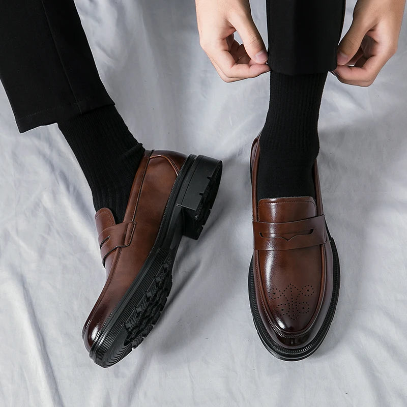 Breathable Career Leather Shoes