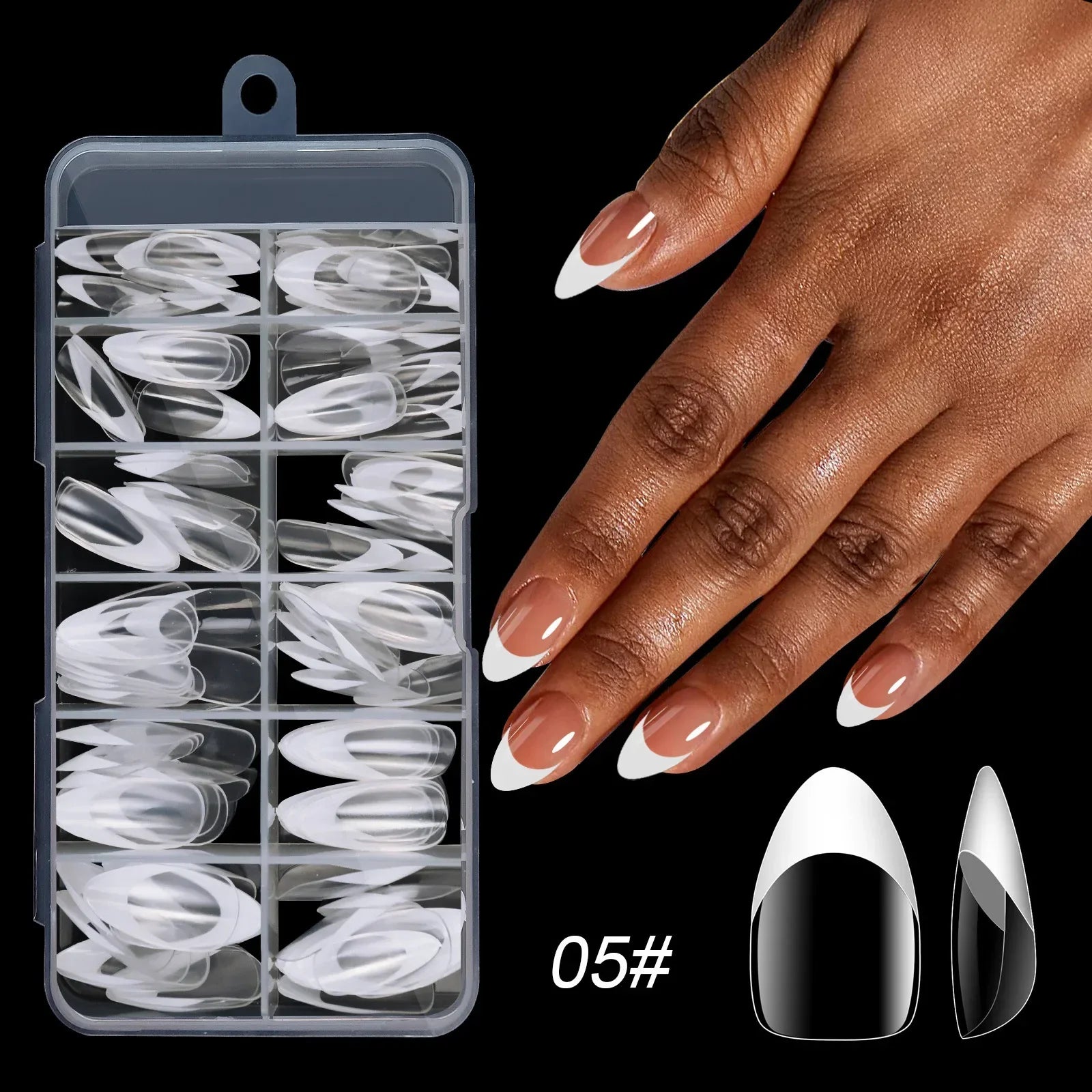Multicolor Acrylic Nail Tips
