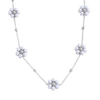 Pearl Plant Pendant Necklace