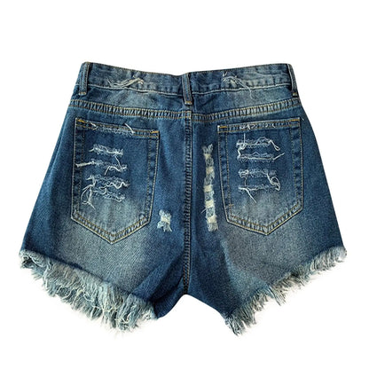 USA Flag Denim Shorts