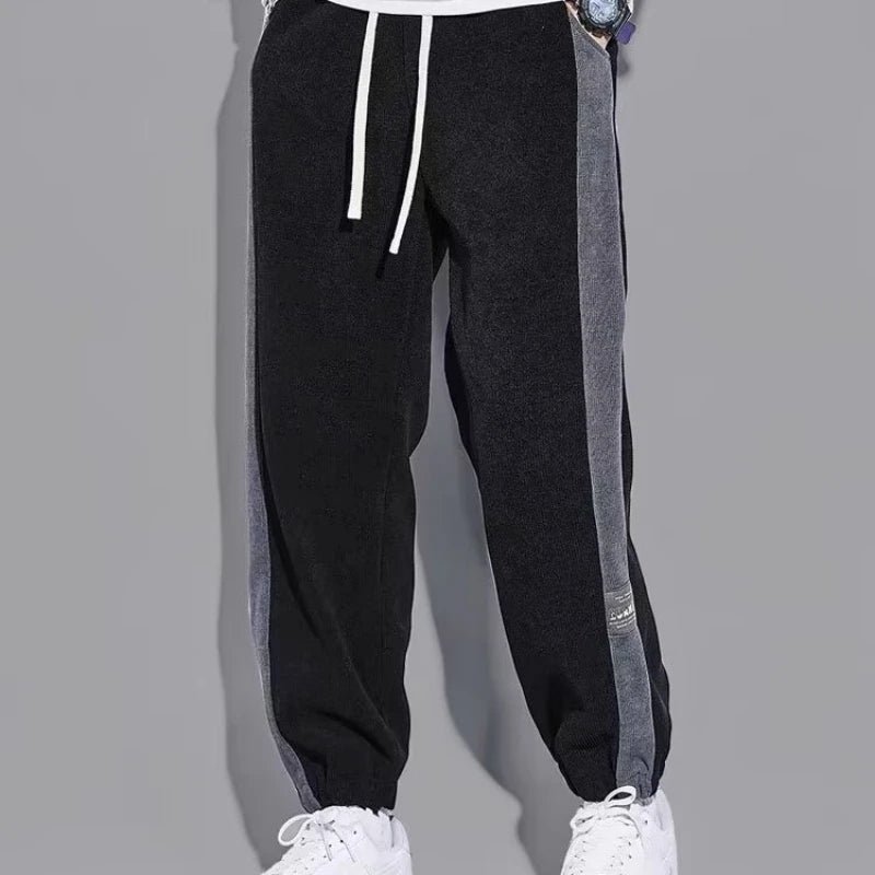 Corduroy Loose Sports Pants