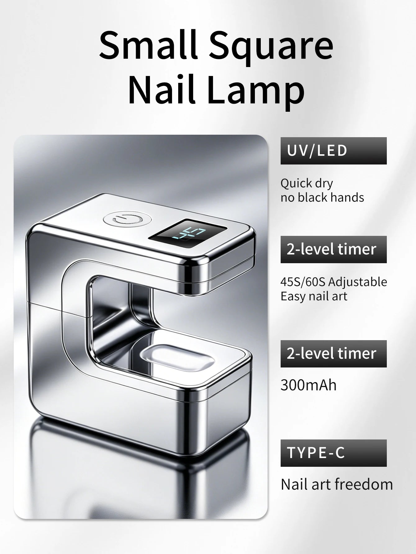 Mini Rechargeable UV LED Nail