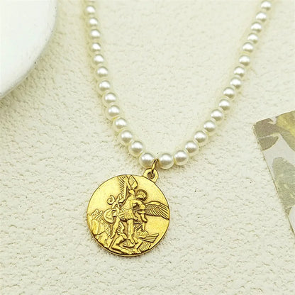 Saint benedict pendant necklace