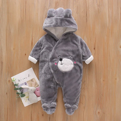 Cute Plush Baby Romper