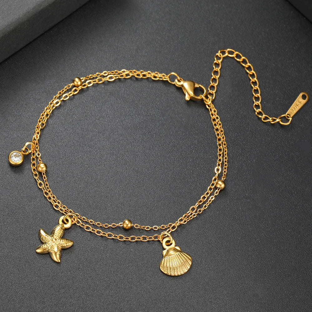 Gold Double Layer Bracelet