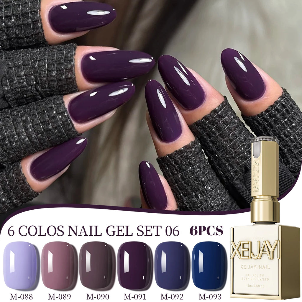 XEIJAYI Purple Gel Nail Polish