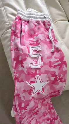 Women’s Y2K Pink Letter Graphic Zipper Sportswear Set