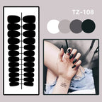 Blue Press Nails Polka Dot