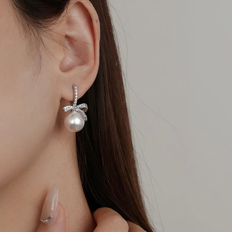 Minimal Silver Round Stud Earrings