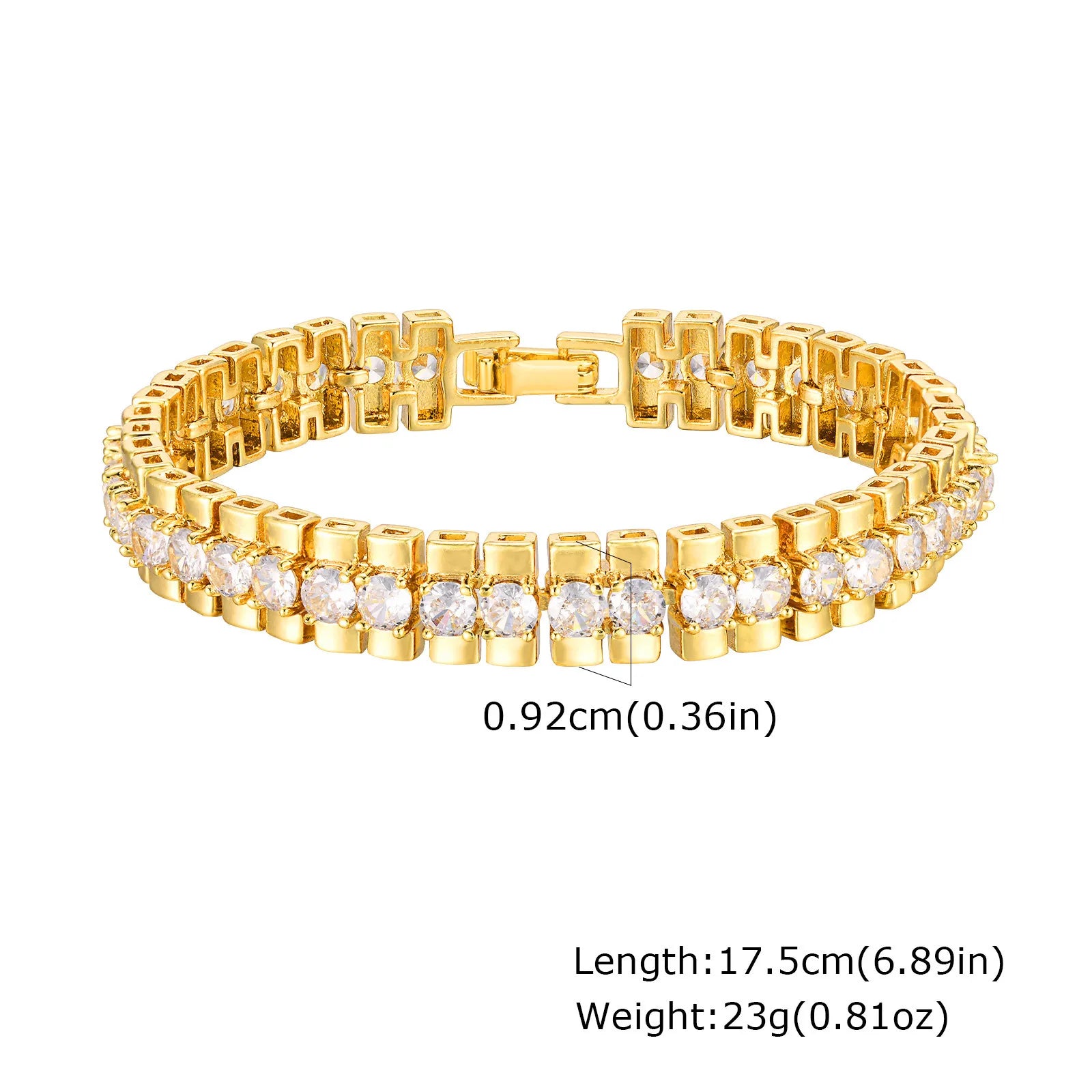 Gold Copper Chain Bracelet