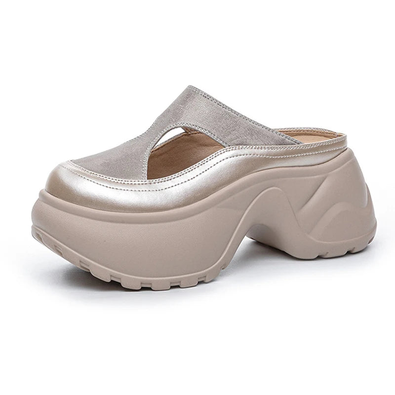 Roman Button Slippers