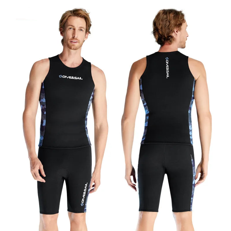 Two-Piece Split Wetsuit Set