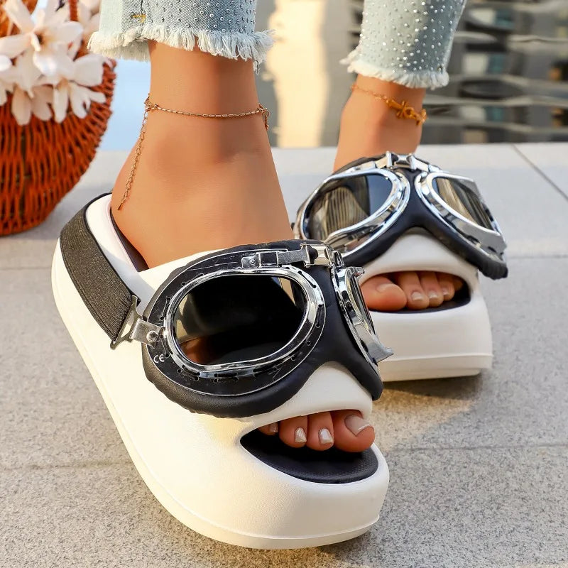 Women Thin Heel Summer Slippers
