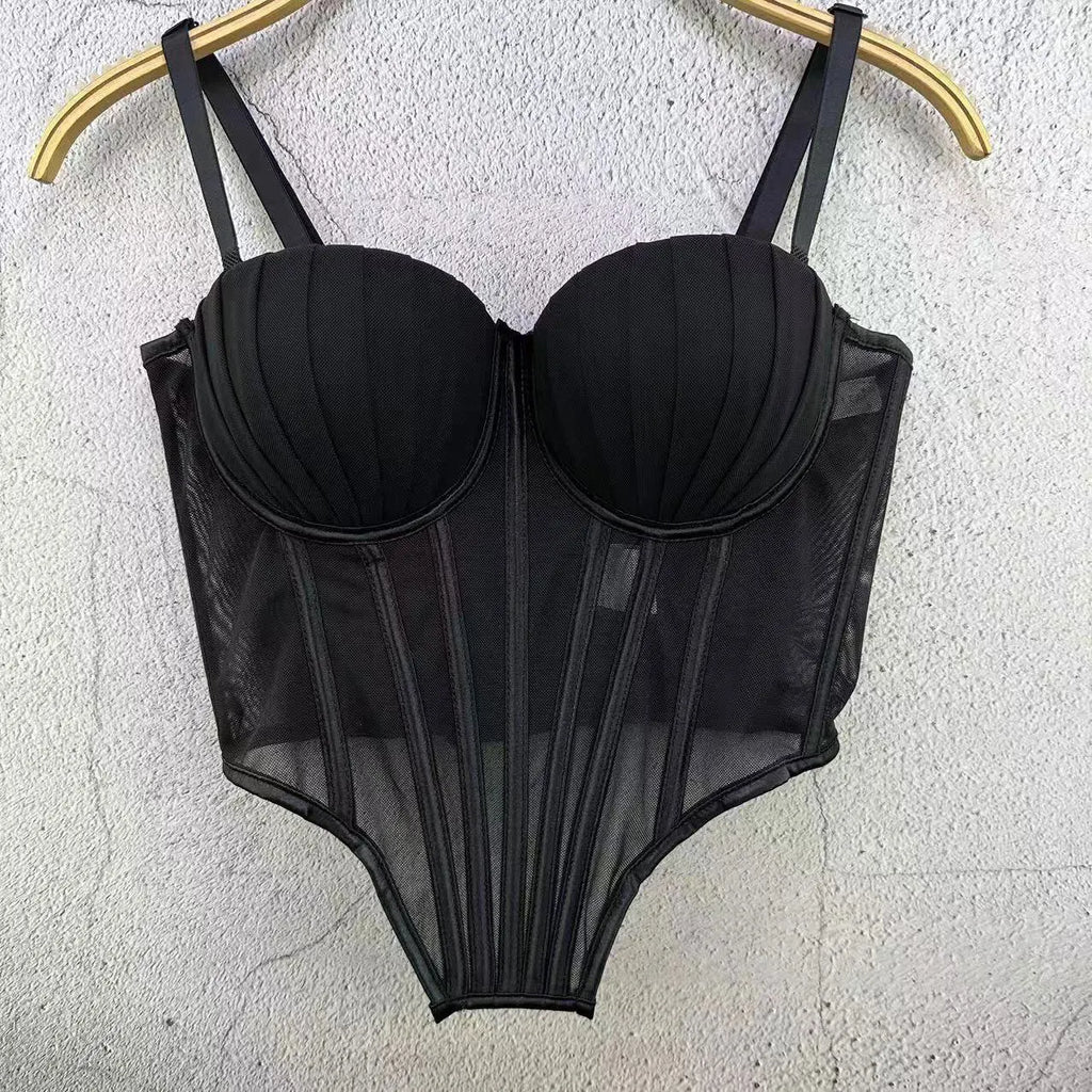 Solid Overbust Corset