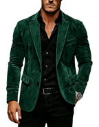 Suede Texture Notch-Lapel Sport Coat