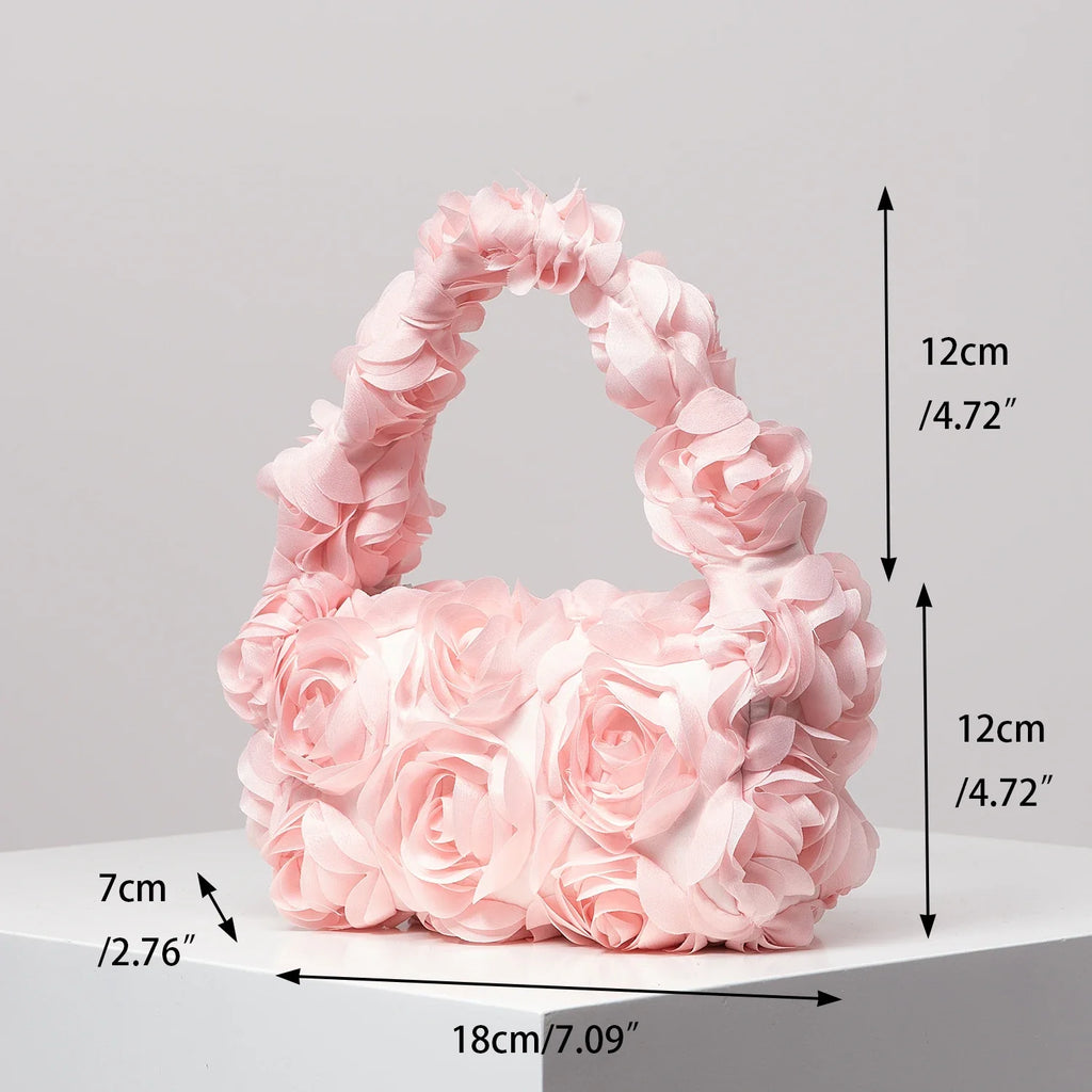 Floral Small Square Party Bag