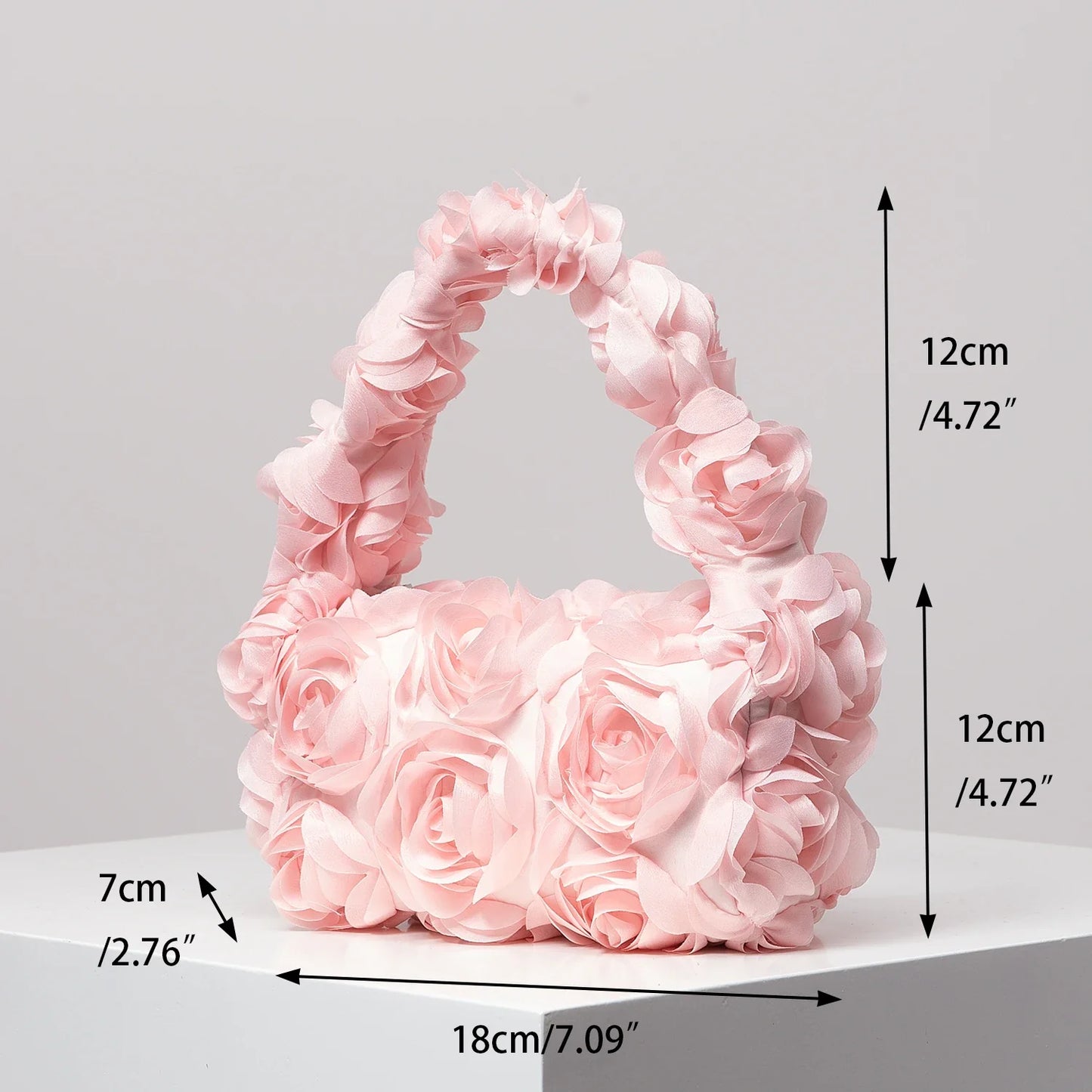 Floral Small Square Party Bag
