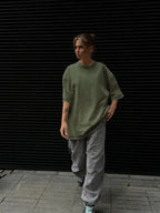Washed Cotton Oversized T-Shirt