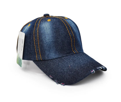 Unisex Vintage Denim Cap
