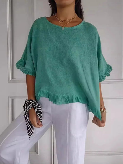 Loose Pullover Blouse