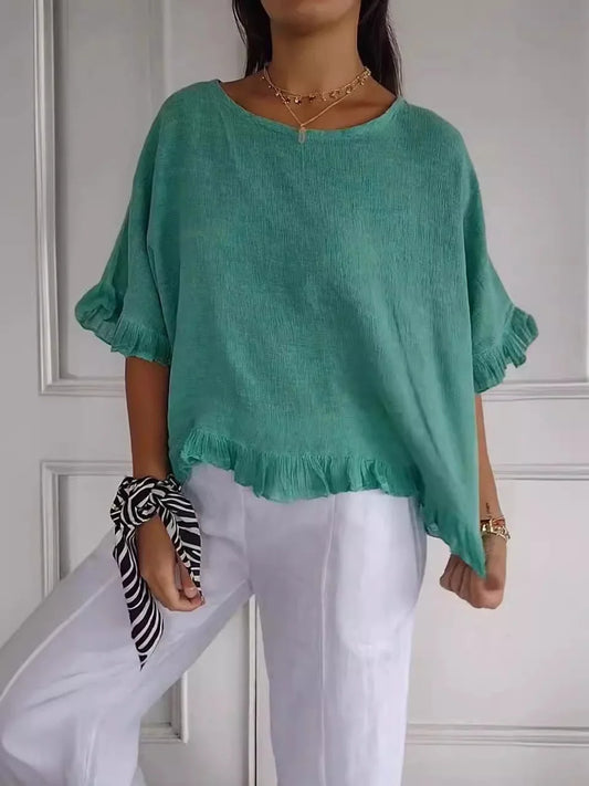 Loose Pullover Blouse