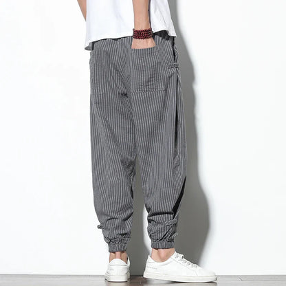 Striped Harem Pants