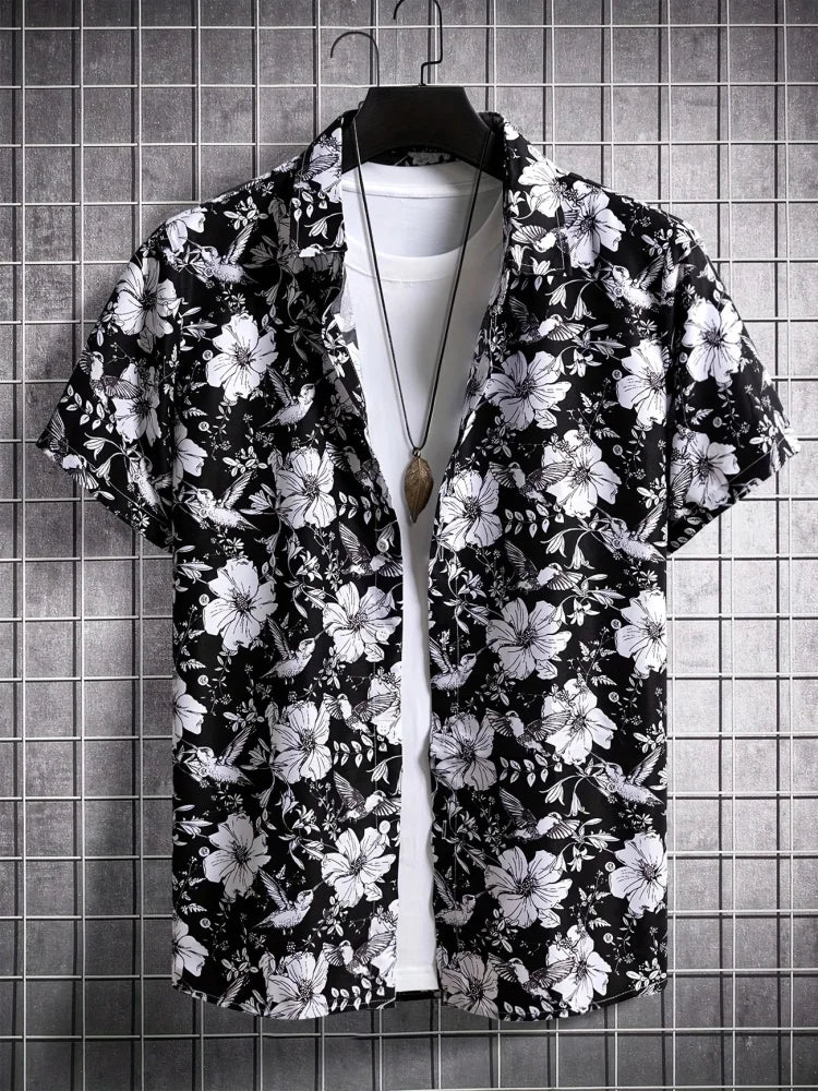 Beach Print Casual Shirt