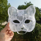 Lace Cat Face Masquerade Mask