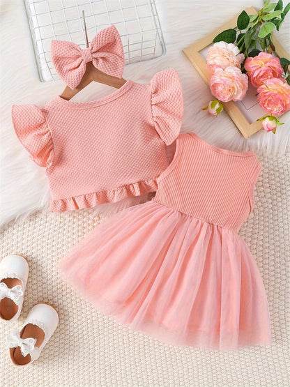 Baby Girl Flower Mesh Dress