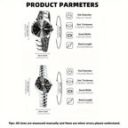 Couples Dial Cutting Quartz Watch