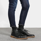 Simple PU Desert Boots