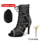 Rhinestone Latin Dance Boots