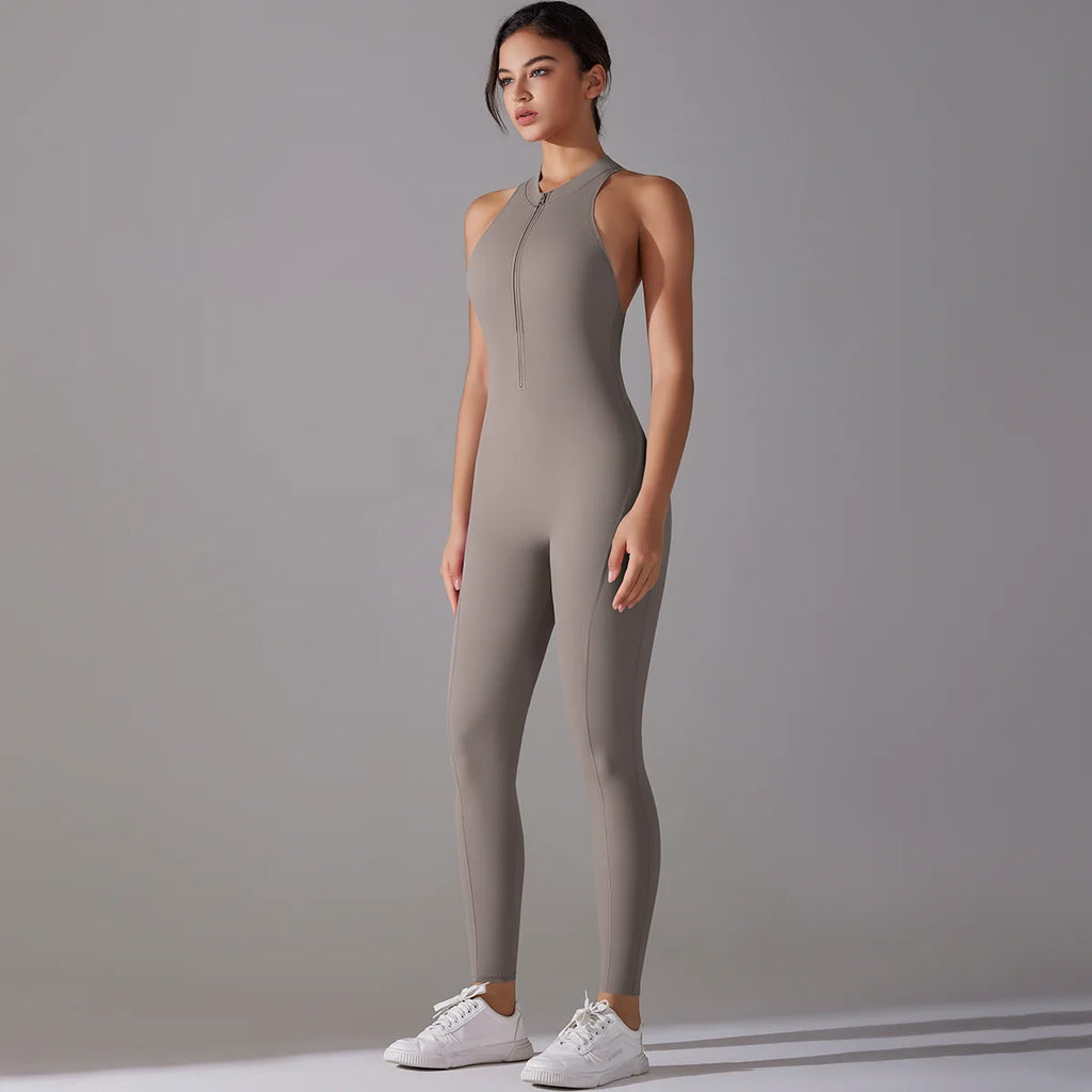 Nylon Solid Sleeveless True-To-Size Fit Shaping Bodysuit