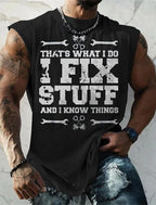 Rudder Graphic Print Tank Top