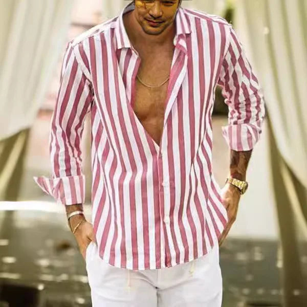 Solid Linen Office Shirt