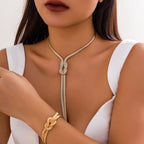 Twisted Chain Choker Set